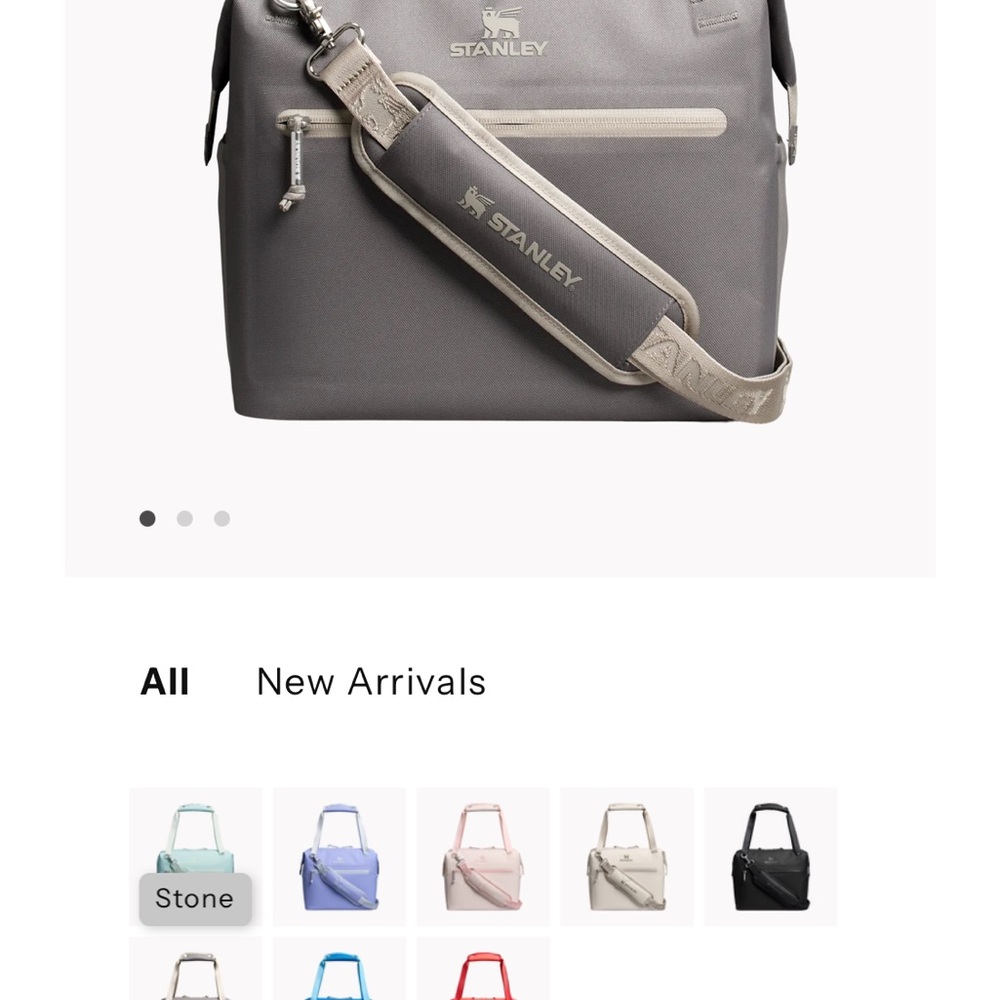 Stanley Stone Gray Men's Messenger Bag